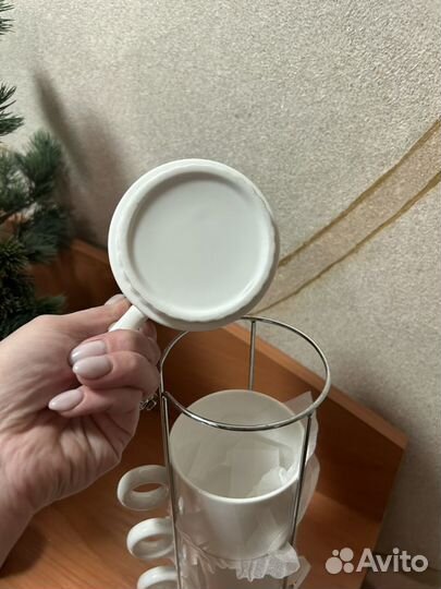 Чашка, 4 кружки, чайный набор