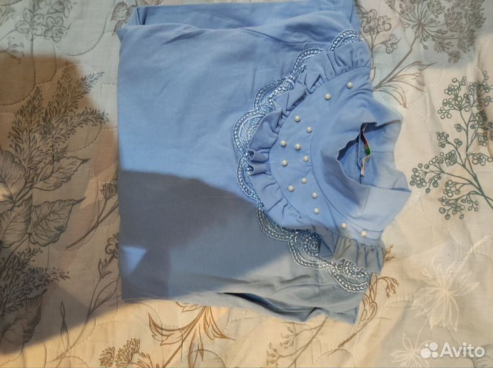 Блузка для девочки школьная 146