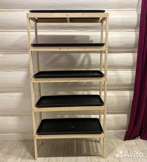 Стеллаж, полки для рассады/цветов