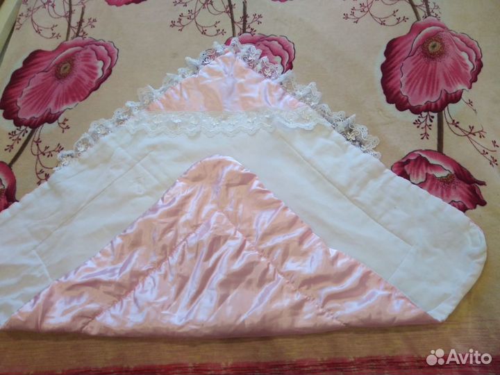 Конверт розовый на выписку Choupette