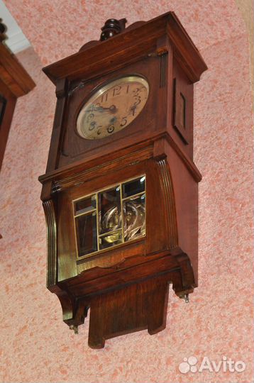 Старинные настенные четвертные часы Kenzle 200