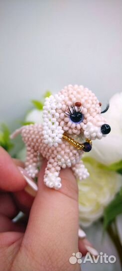 Амигуруми из бисера с ресничками
