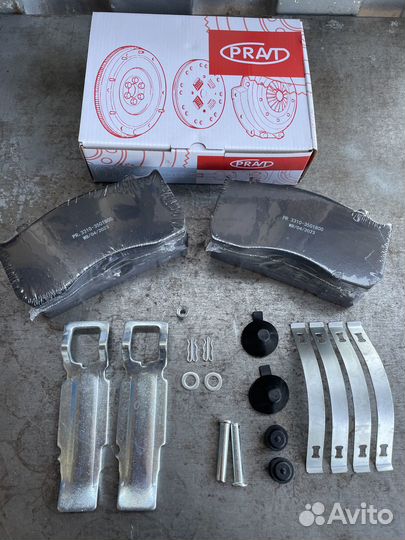 Колодки тормозные Валдай передние / задние