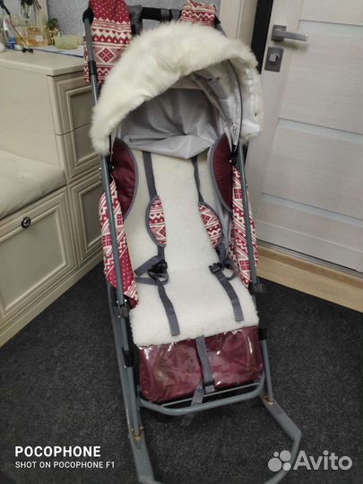 Коляска санки