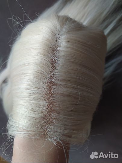 Парик блонд лейсфронт