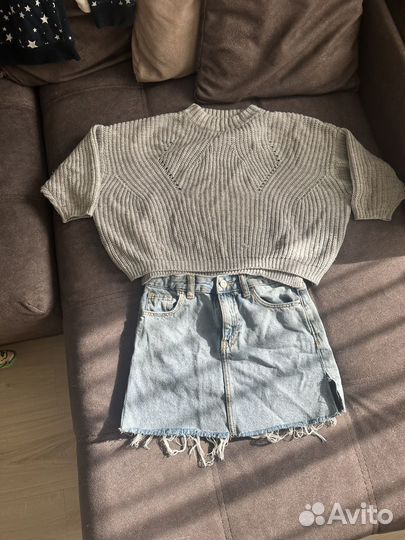 Вещи пакетом на девочку 134 140