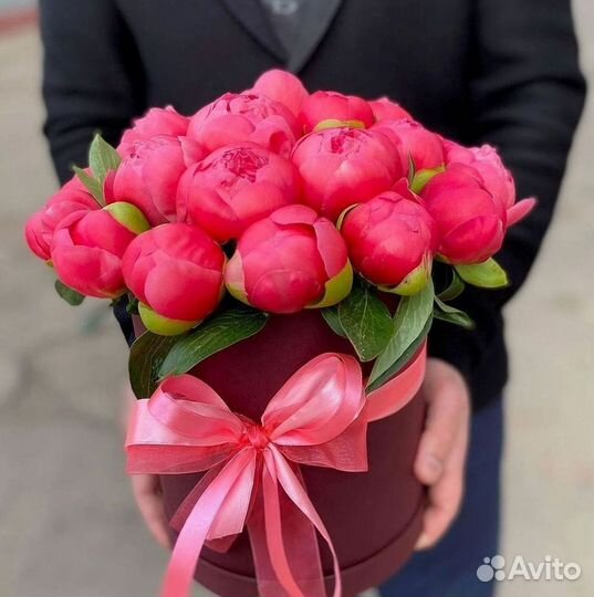 Пионы Розы Доставка