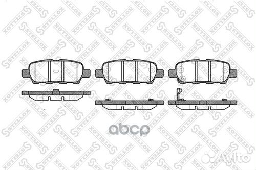 Колодки дисковые з. Nissan X-Trail 2.0i/2.5i/2