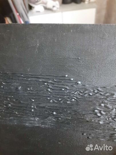 Картина минимализм текстурная на холсте