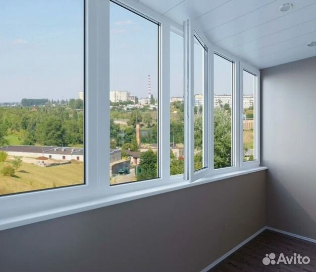 Остекление балконов и лоджий под ключ