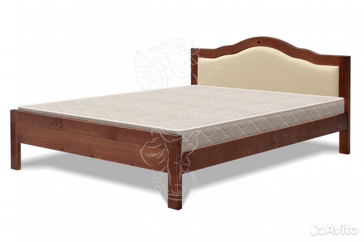 Кровать Лотос-М с мягкой спинкой