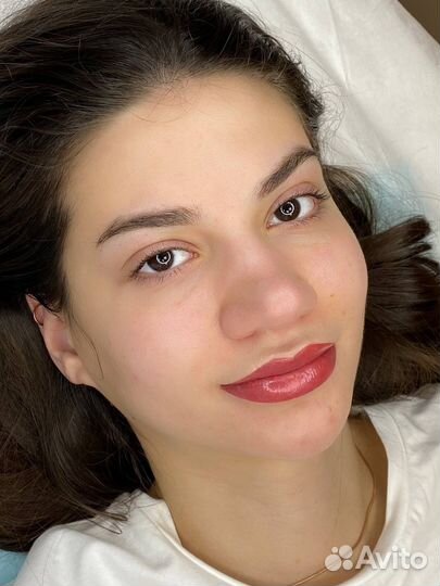 Перманентный макияж губ, бровей, век/ татуаж