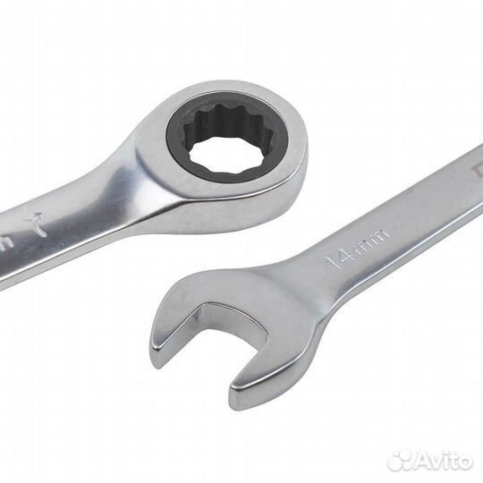 Набор ключей комбинированных трещоточных 22пр