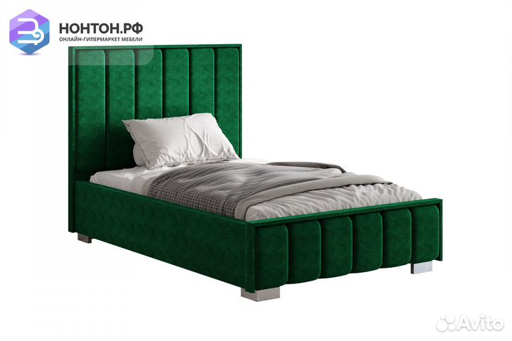 Кровать Мирабель зеленая