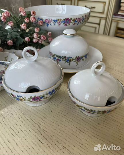 Столовый сервиз гдр jlmenau