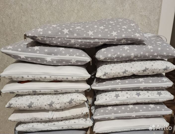 Бортики в детскую кроватку