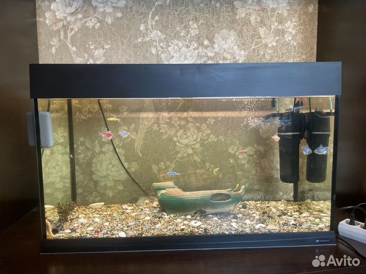 Аквариум ferplast dubai 80 led - 125 л