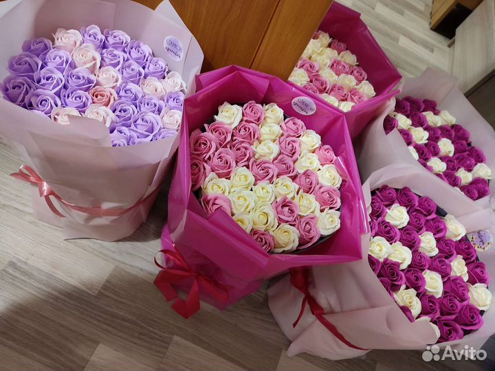 Розы мыльные