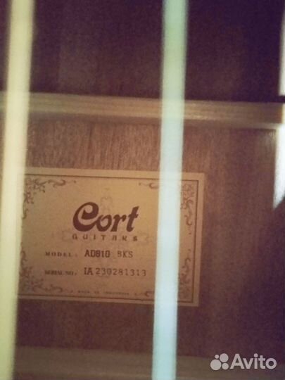 Гитара cort ad810 bks