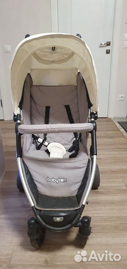 Коляска babyton, зимний конверт kaiser