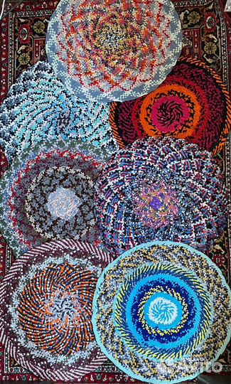 Вязанные коврики