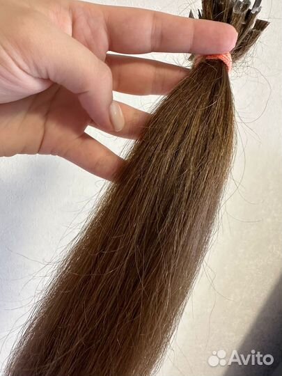 Волосы натуральные срез
