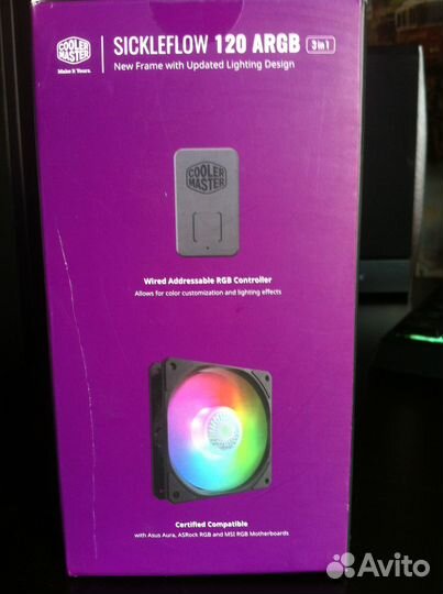 Комплект вентиляторов Cooler Master SickleFlow 120