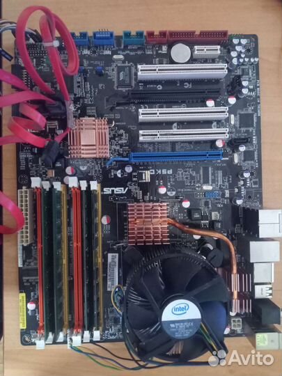 Материнская плата с процессором