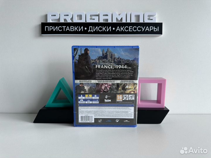 Sniper elite 5 новый диск для Sony PS4/PS5