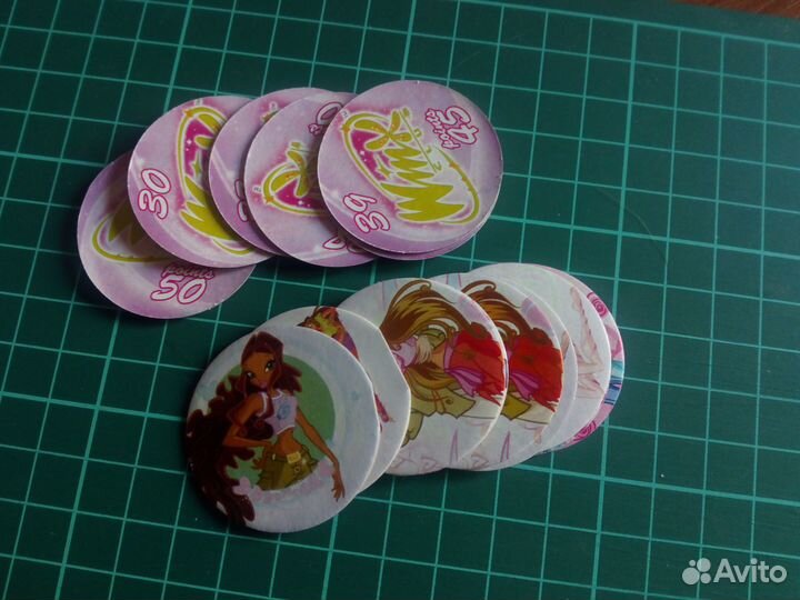 Фишки (кэпсы) Winx Винкс W.I.T.C.H Чародейки