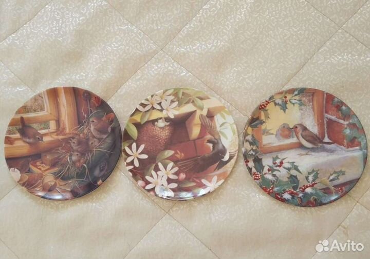 Тарелка декоративная Coalport Англия Б. Митчелл