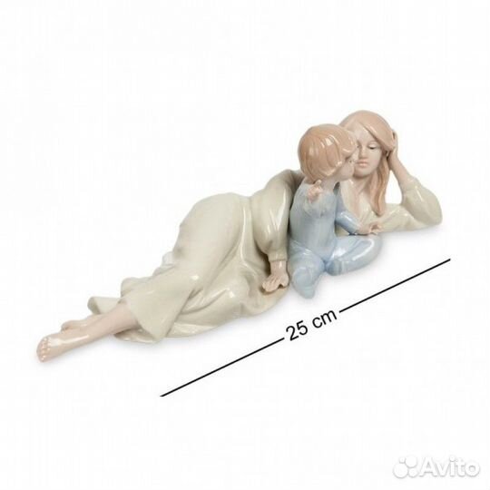 Девушка с Ребенком фарфор Pavone Статуэтка ru*152