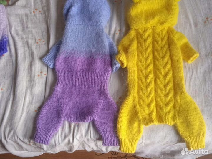 Варежки вязаные