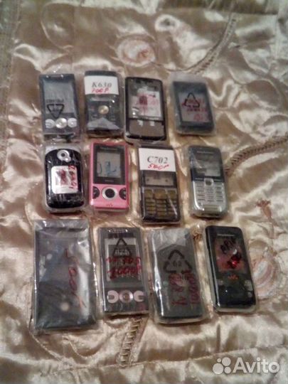 Корпуса Sony Erisson для телефонов новые