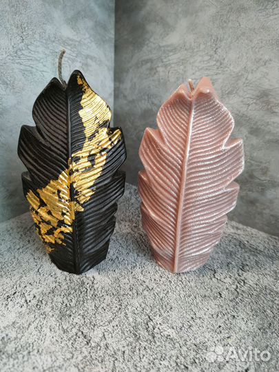 Интерьерная Свеча Перо