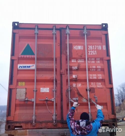 Контейнер 20 футов из Владивостока №2617190