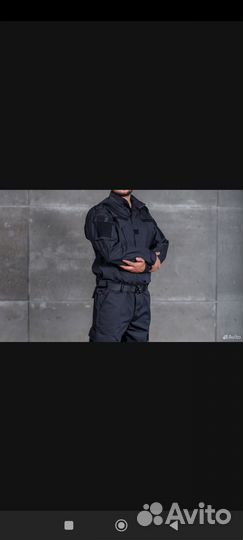 Черная форма охранника летняя
