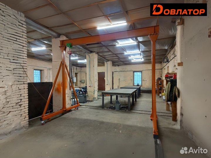 Козловой кран мпу усиленный 2т