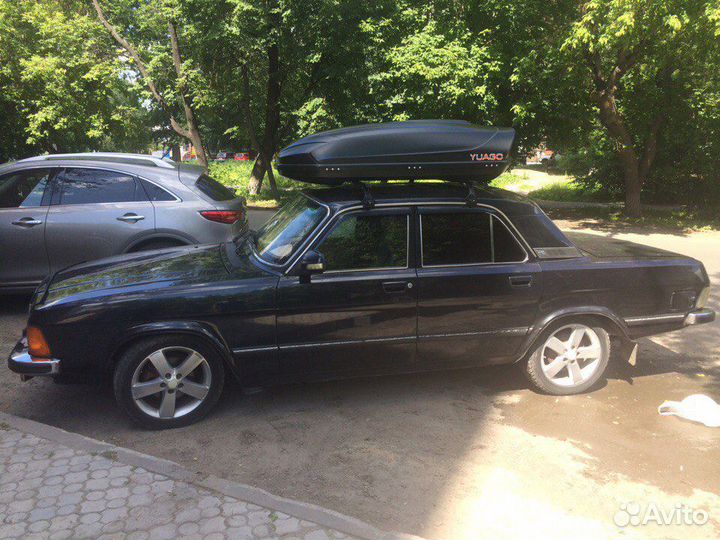 Автобокс багажник на крышу Волга