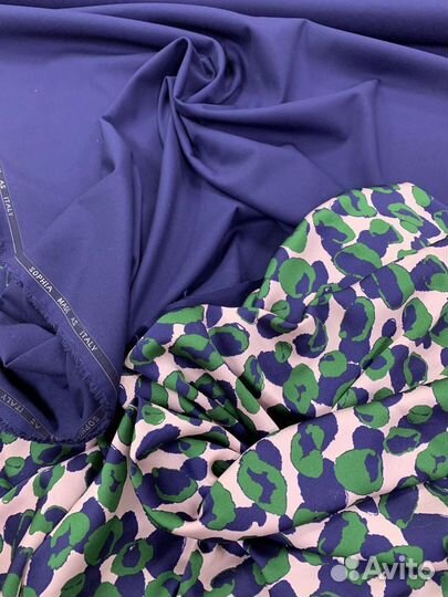 Ткань вискоза штапель сатин шифон Италия