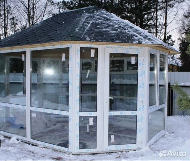 Окна пластиковые в беседку