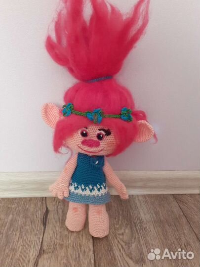 Игрушка троль -розочка