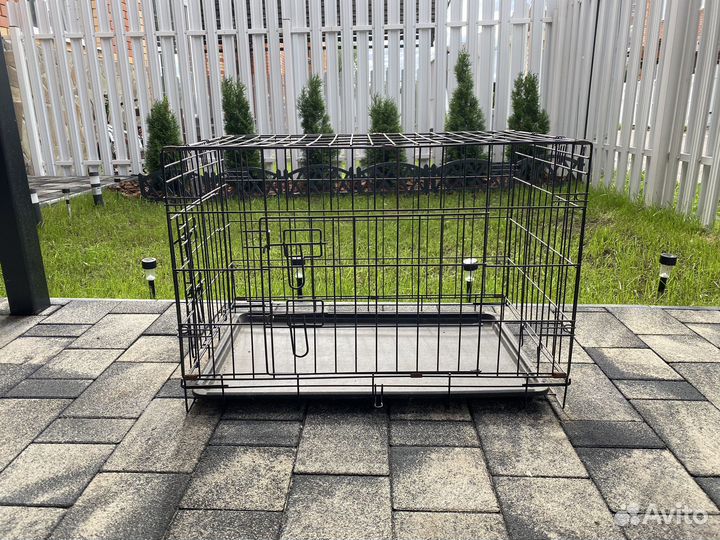 Клетка переноска для собак Wild Town, 2 двери