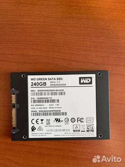 SSD WD Green 240GB