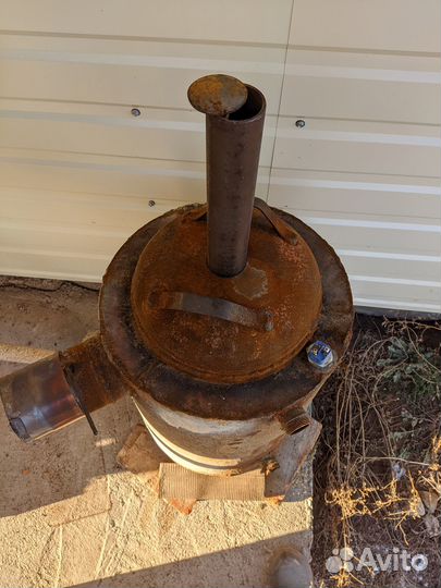 Дровяная печь Бубафоня с водяным контуром и тэном