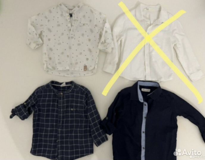 Рубашка для мальчика 80, 104