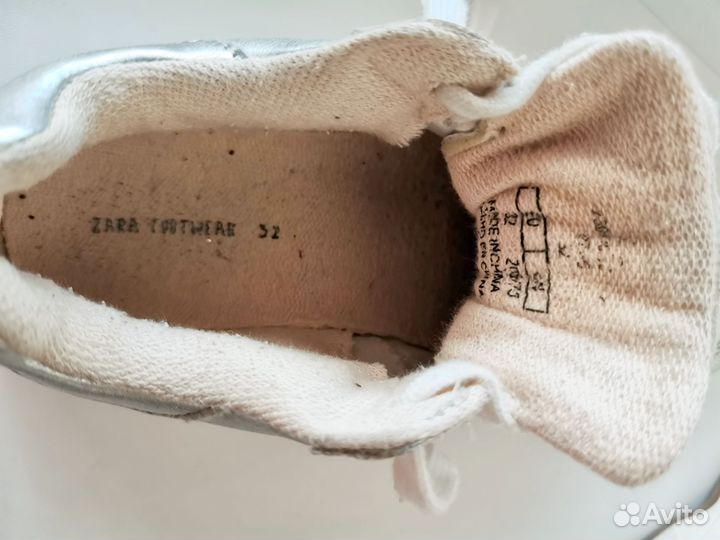 Ботинки демисезонные zara (32 размер)