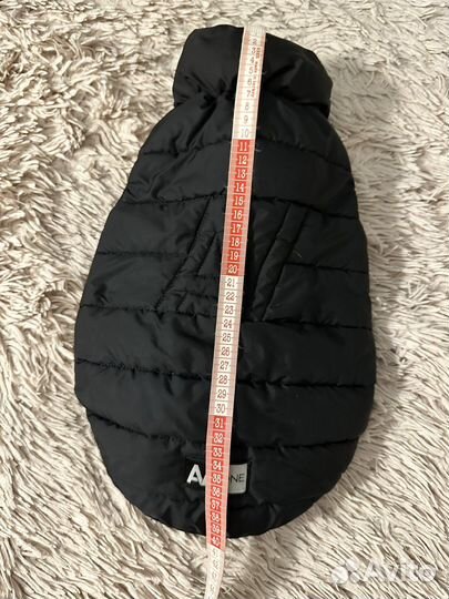 Куртка для собак AiryVest ONE, размер S 35, черная