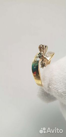 Кольцо с бриллиантом 585, вес 3,98 арт. К000232