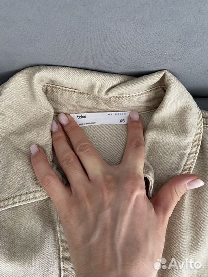 Джинсовая рубашка oversize Befree (xs)